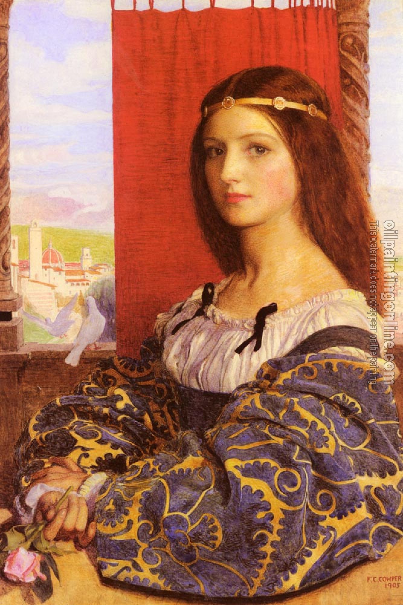 Frank Cadogan Cowper - Molly Duchess Of Nona